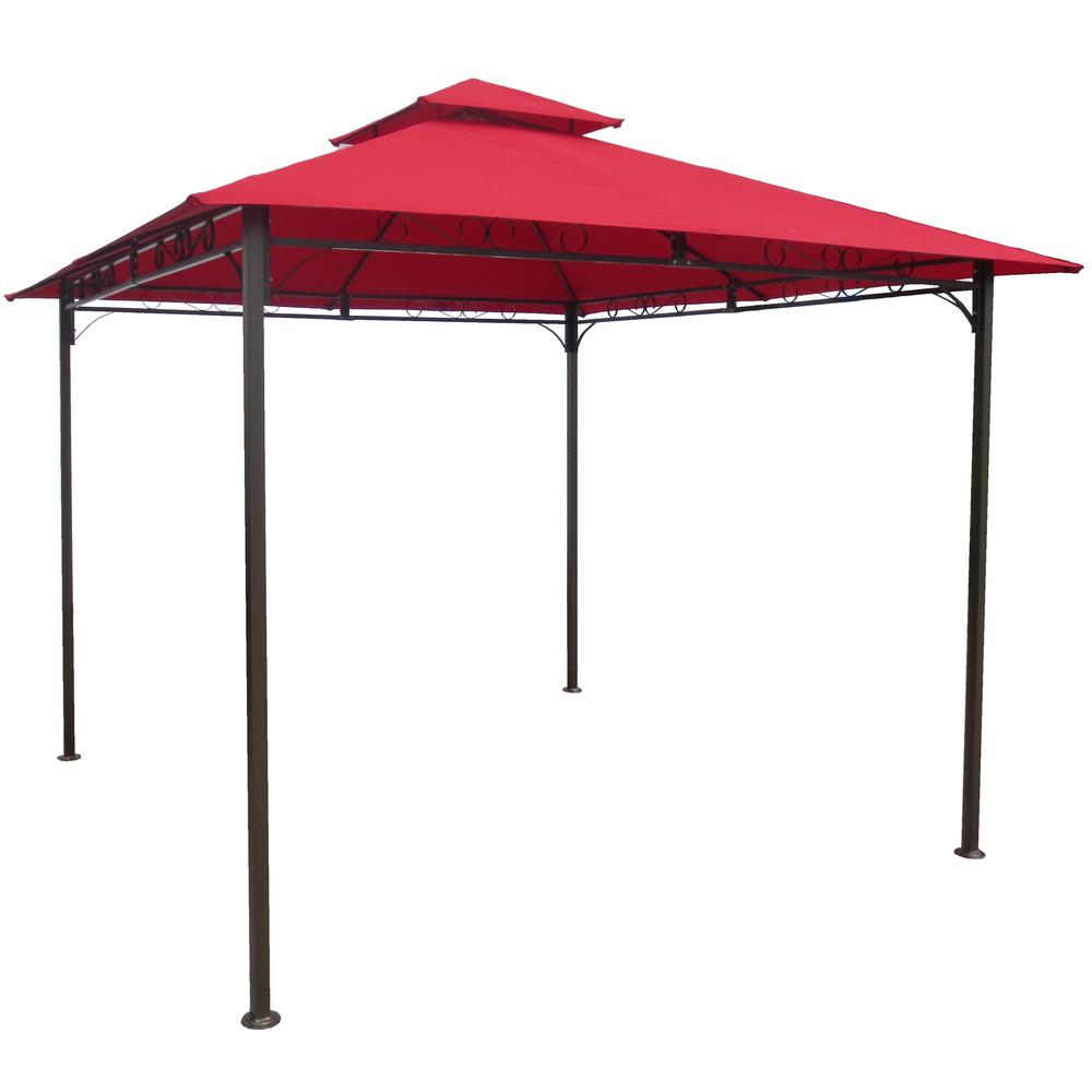 Square Vented Canopy Gazebo. Picture 1