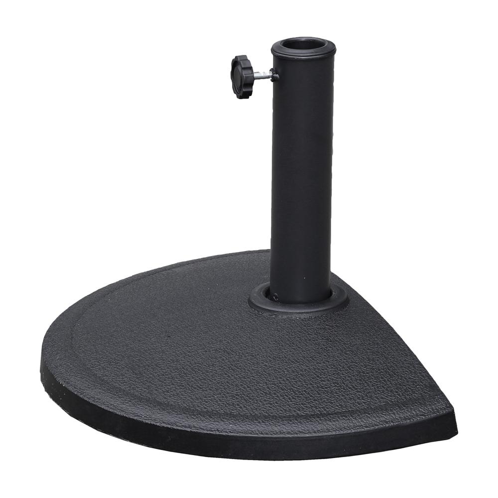 Compound Resin Half-Round Umbrella Stand. Picture 1