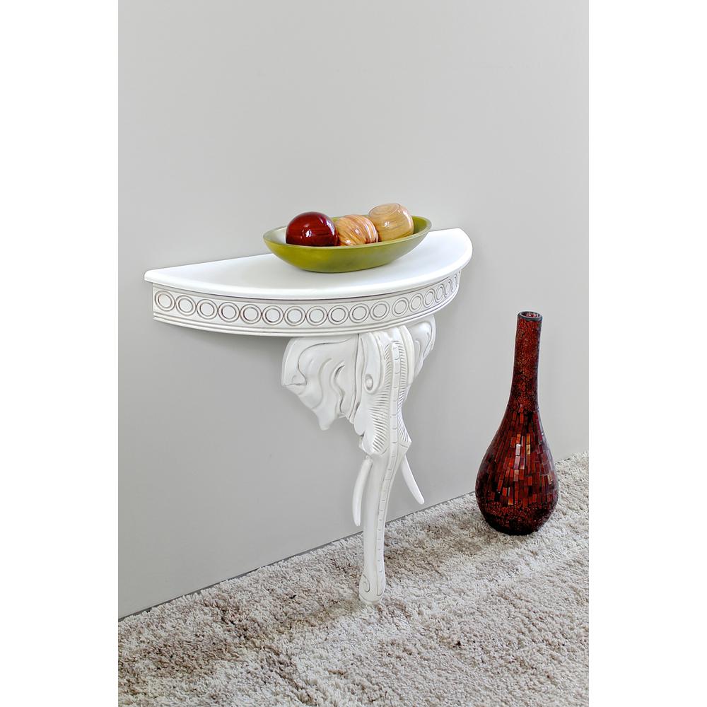 Windsor Carved Exotic Elephant Wall Table. Picture 2
