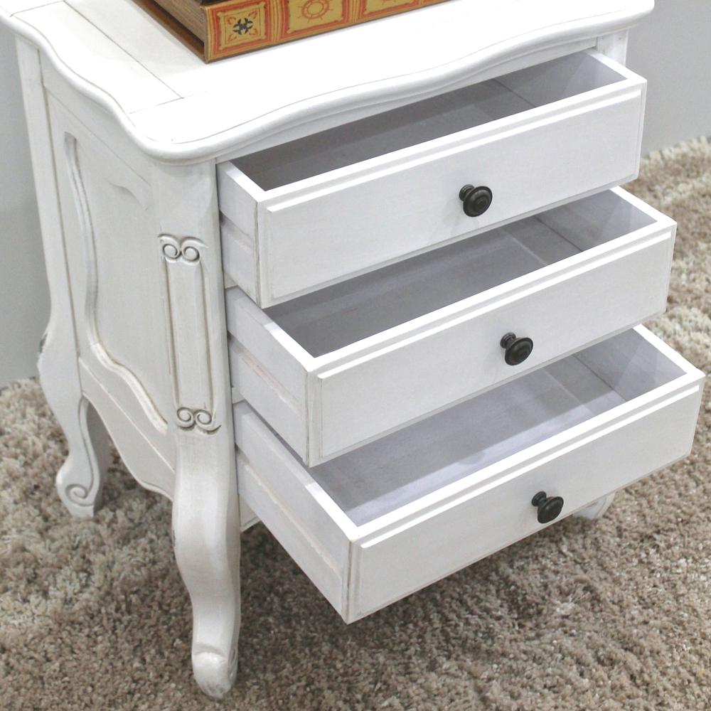 Windsor Three Drawer Table. Picture 1
