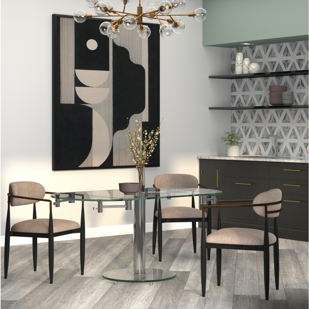 50"-73"X35.5"X30" D Table. Picture 3