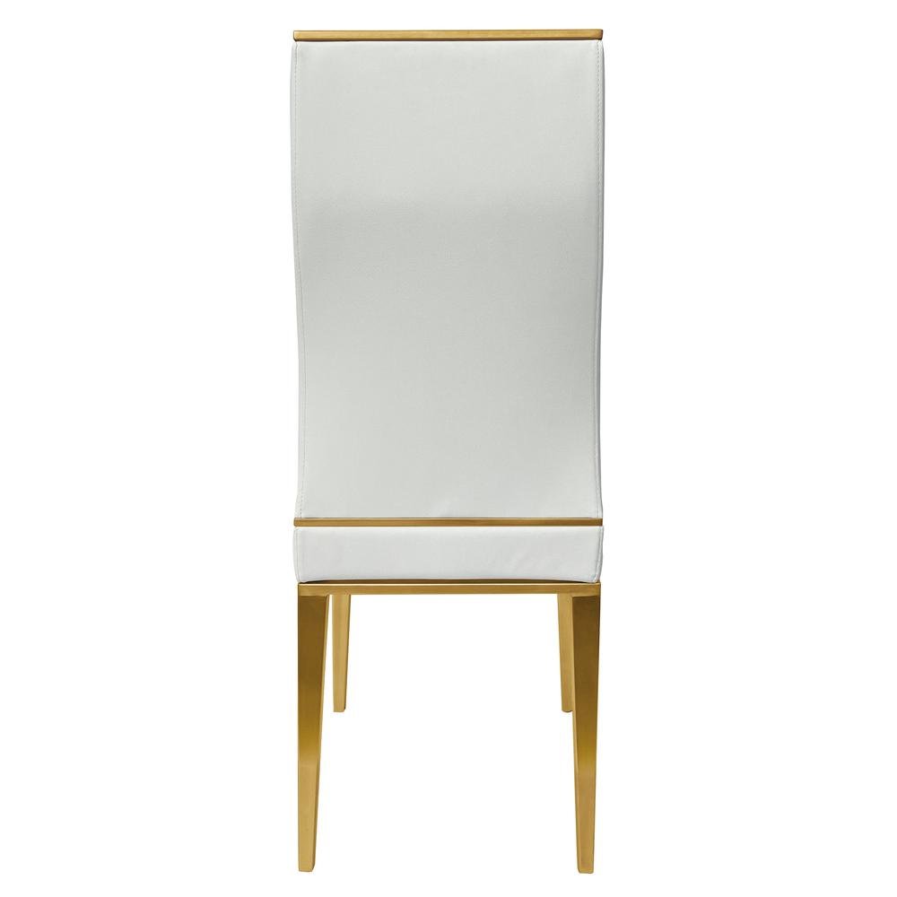 Dining Chair With Brushed Gold Base, Set Of 4. Picture 2