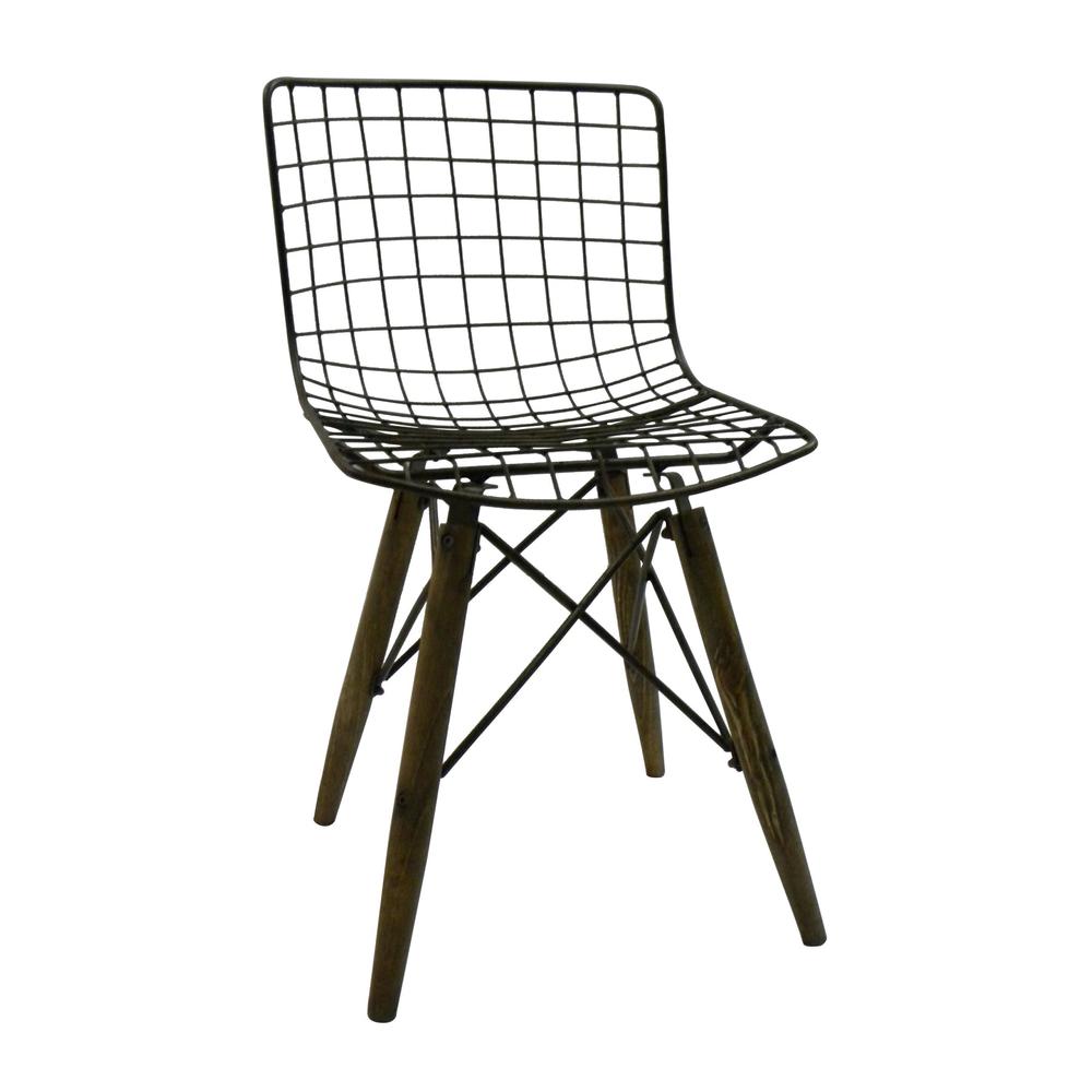 Industrial Metal Side Chair, Set Of 2. Picture 1