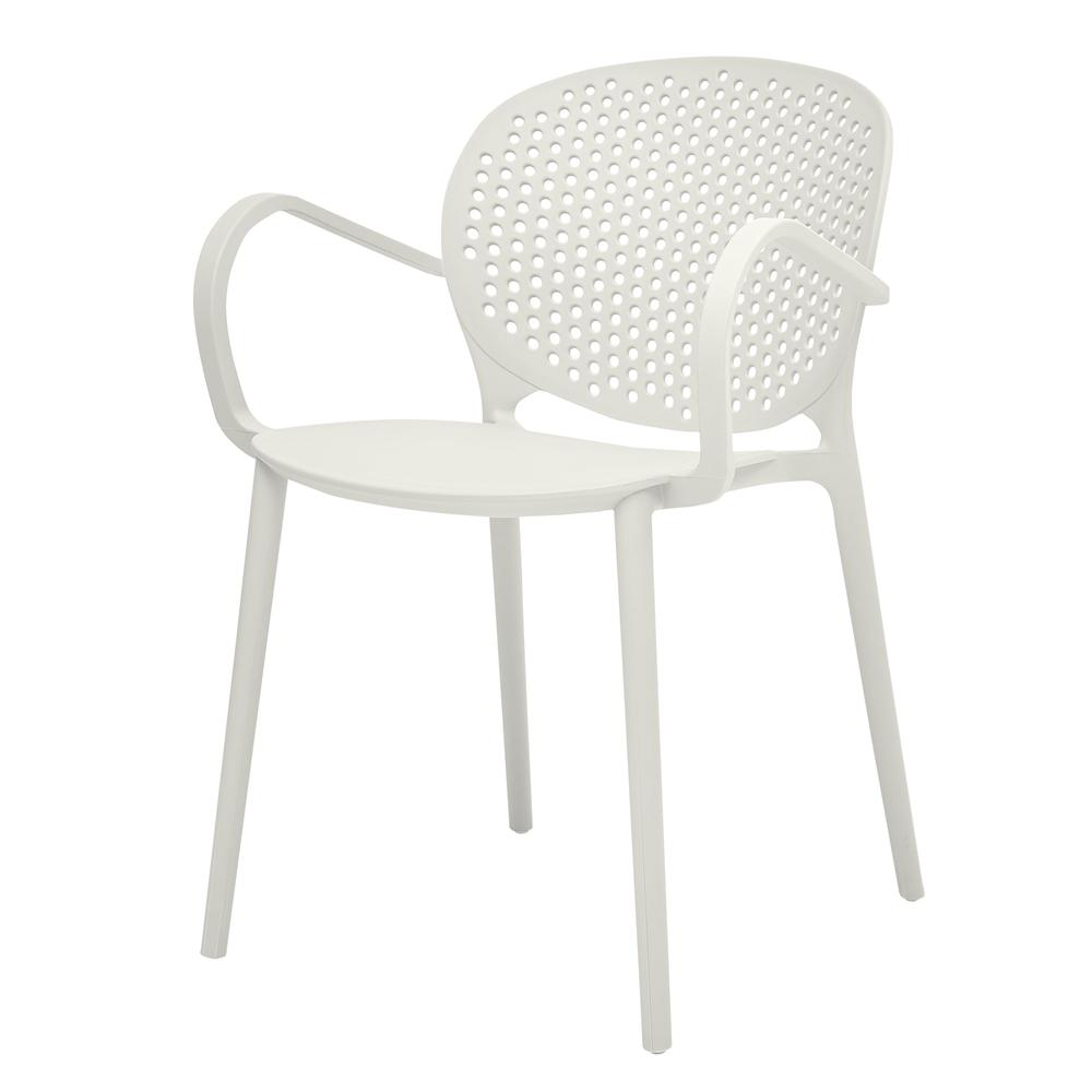Midcentury Polypropylene Arm Chair, Set Of 4. Picture 1