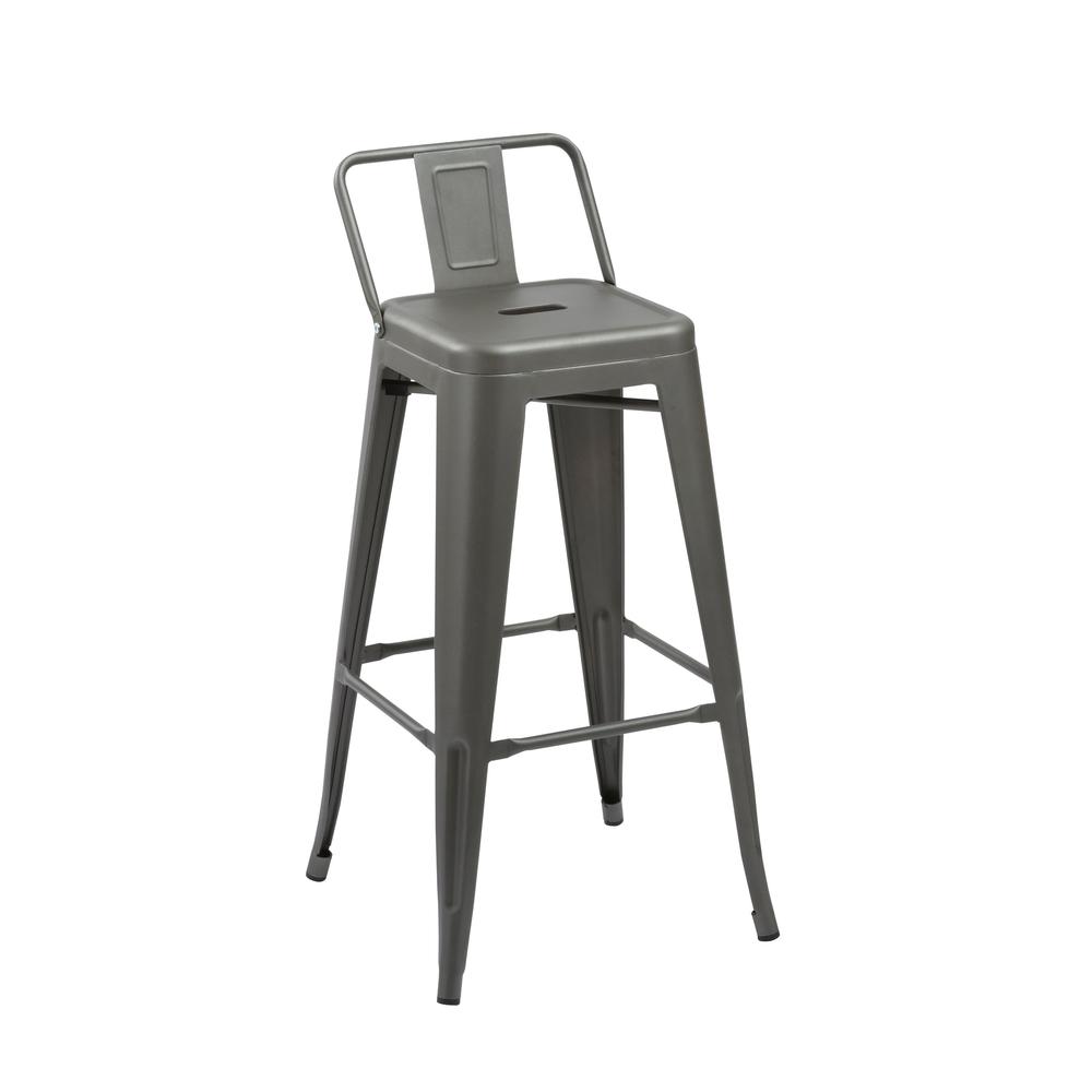 Metal Bar Stool 26", Set Of 4. Picture 1