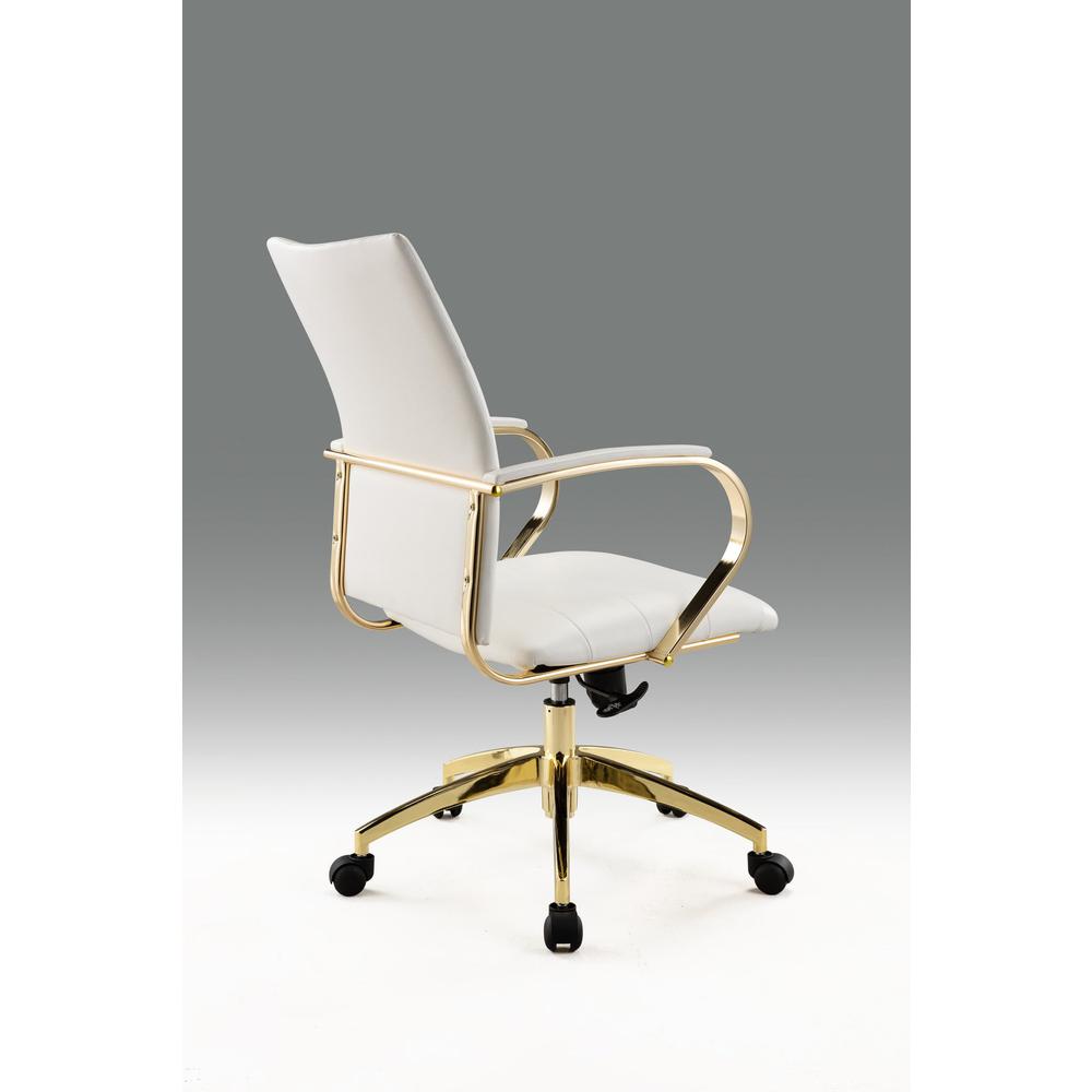 Office Chair With Gold Base. Picture 2