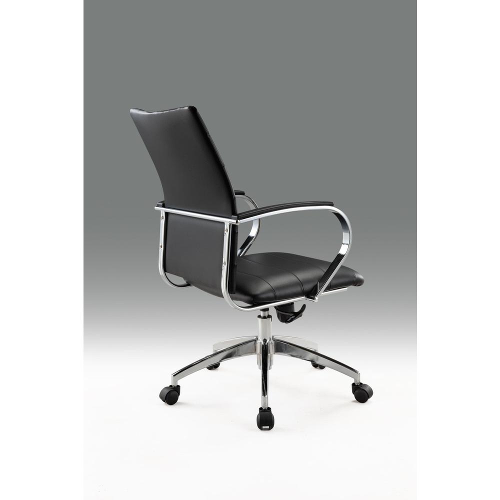 Office Chair With Chrome Base. Picture 2