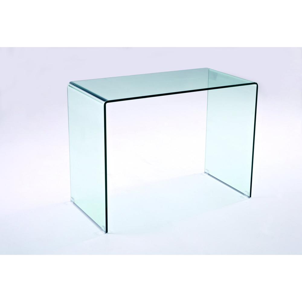 Tempered Glass Computer Desk.. Picture 1