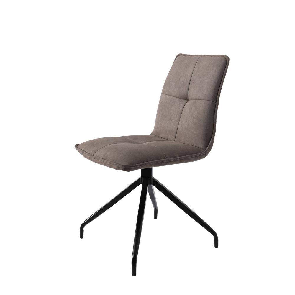 Dining Chair With Fabric Seat, Set Of 2. Picture 1