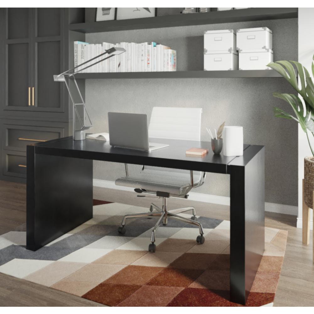 Wenge Wood Computer Desk. Picture 2