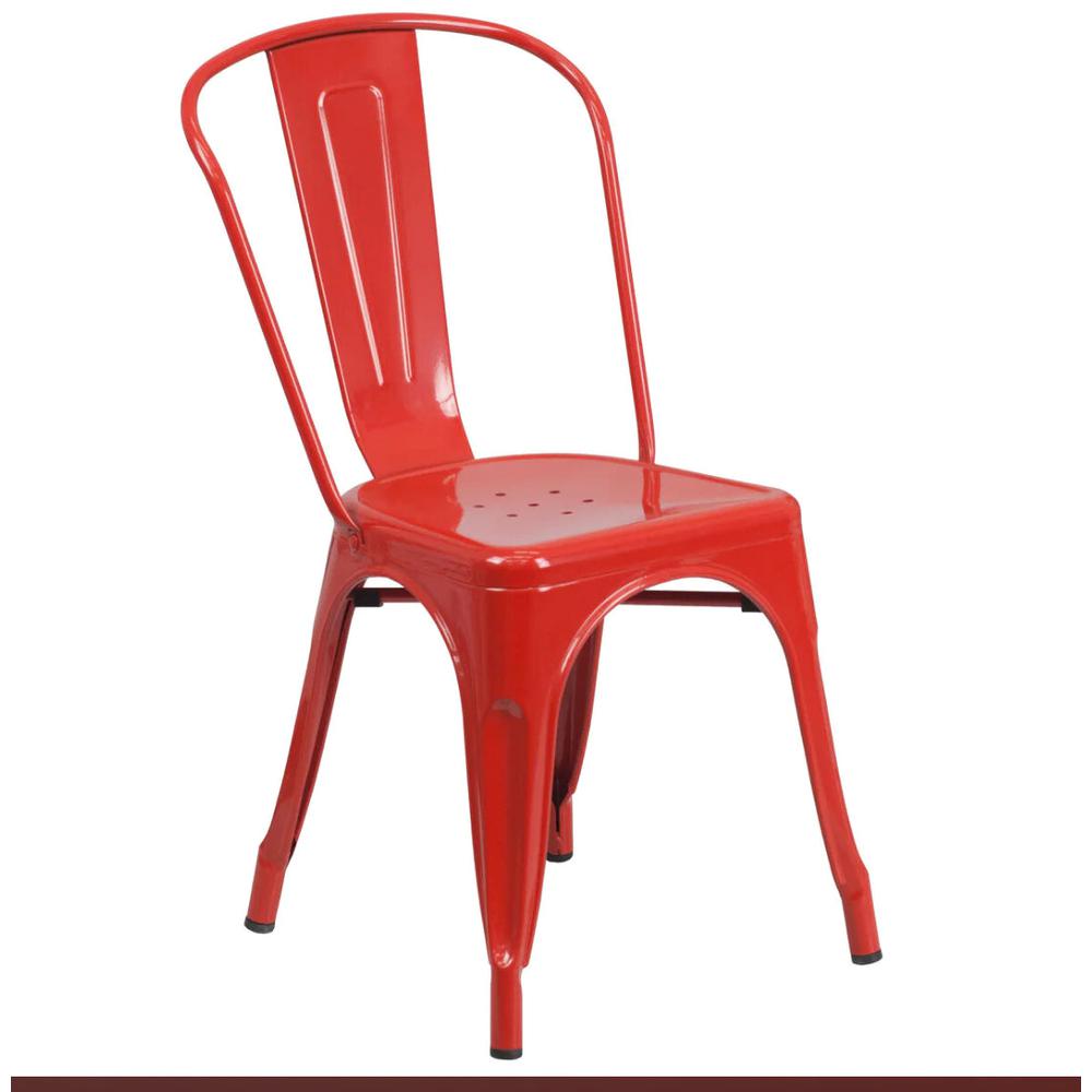 Metal Chair, Set Of 4. Picture 1