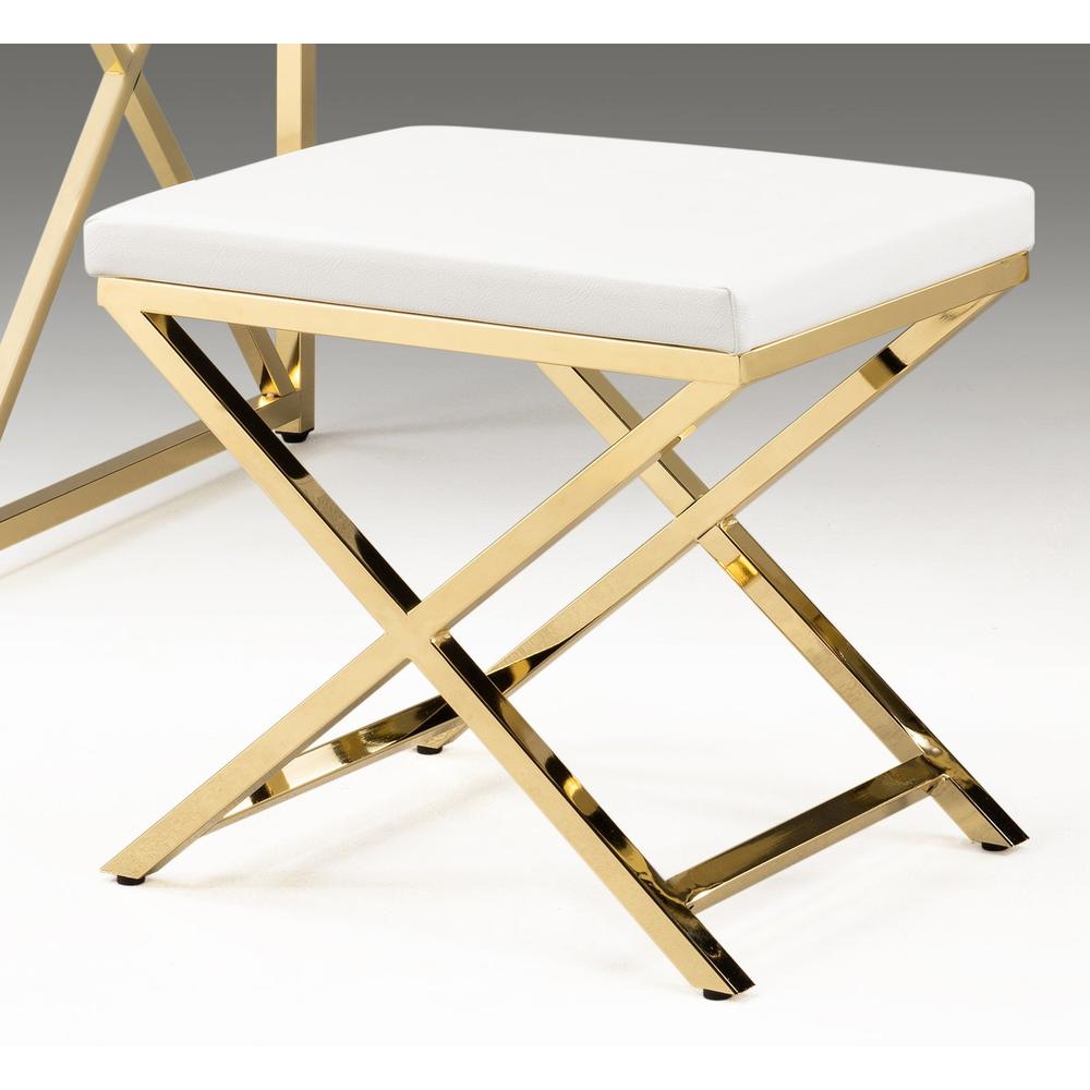 Chair With Gold Base. Picture 1