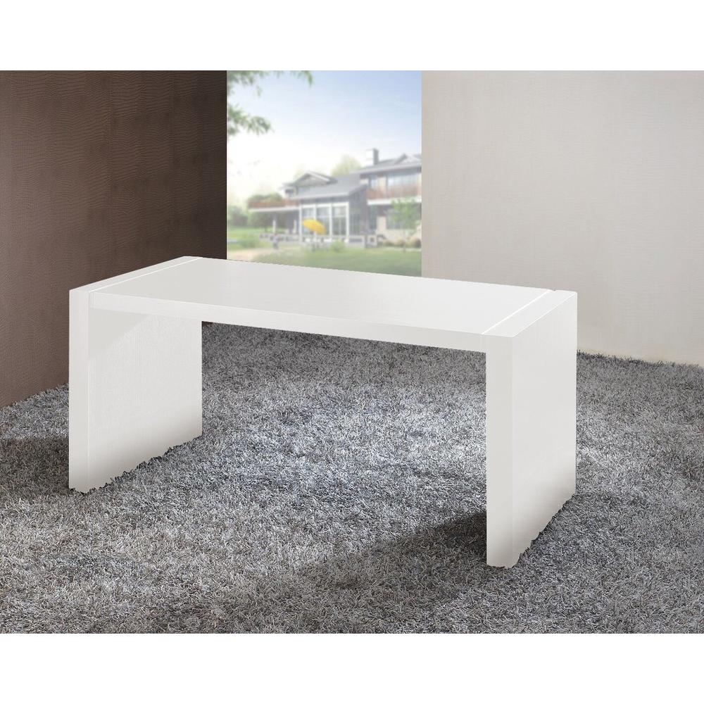 White Lacquer Computer Desk 62X28X30. Picture 2