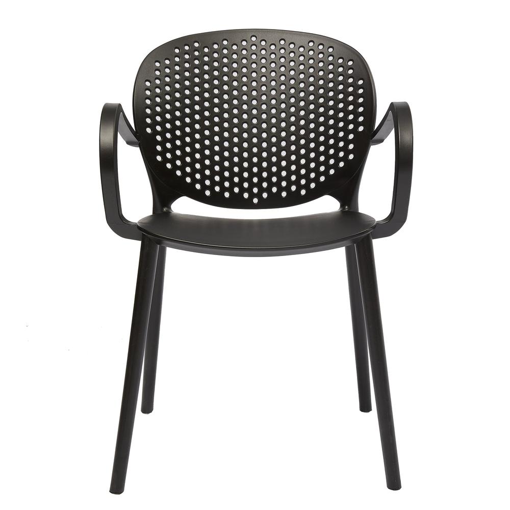 Midcentury Polypropylene Arm Chair, Set Of 4. Picture 2
