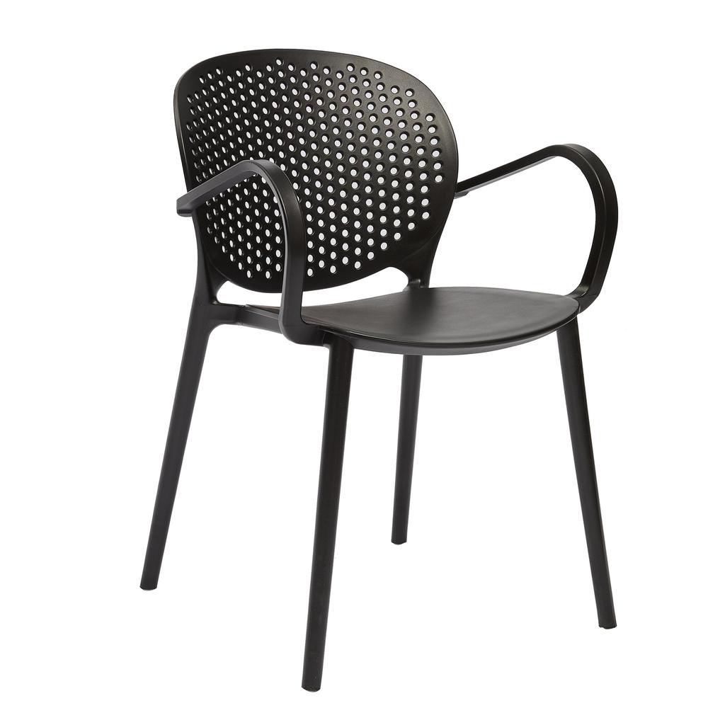 Midcentury Polypropylene Arm Chair, Set Of 4. Picture 1