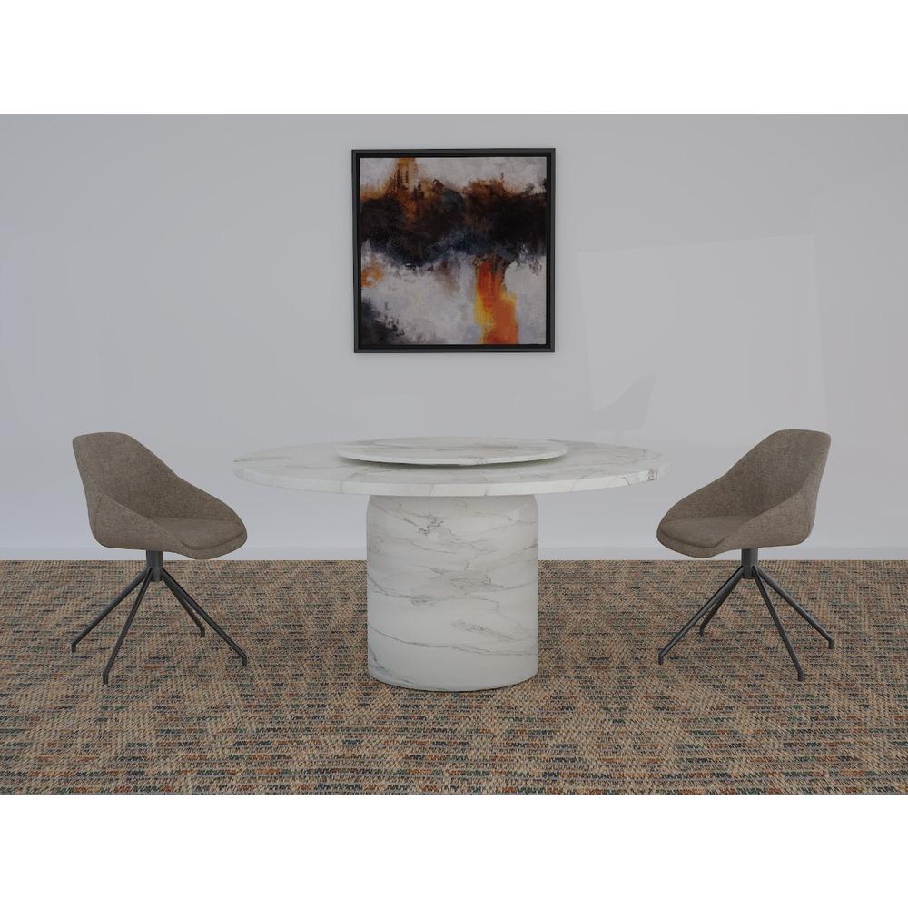 Round 31.5'' Marble Lazy Susan. Picture 2