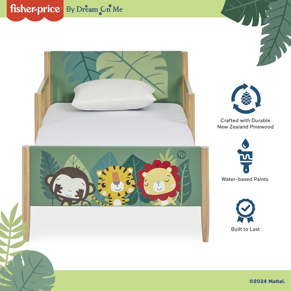 FP Animal Kingdom Toddler Bed in Grey. Picture 4