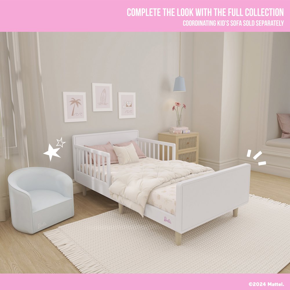 Barbie Los Altos Toddler Bed in Lavander Sky Purple. Picture 6