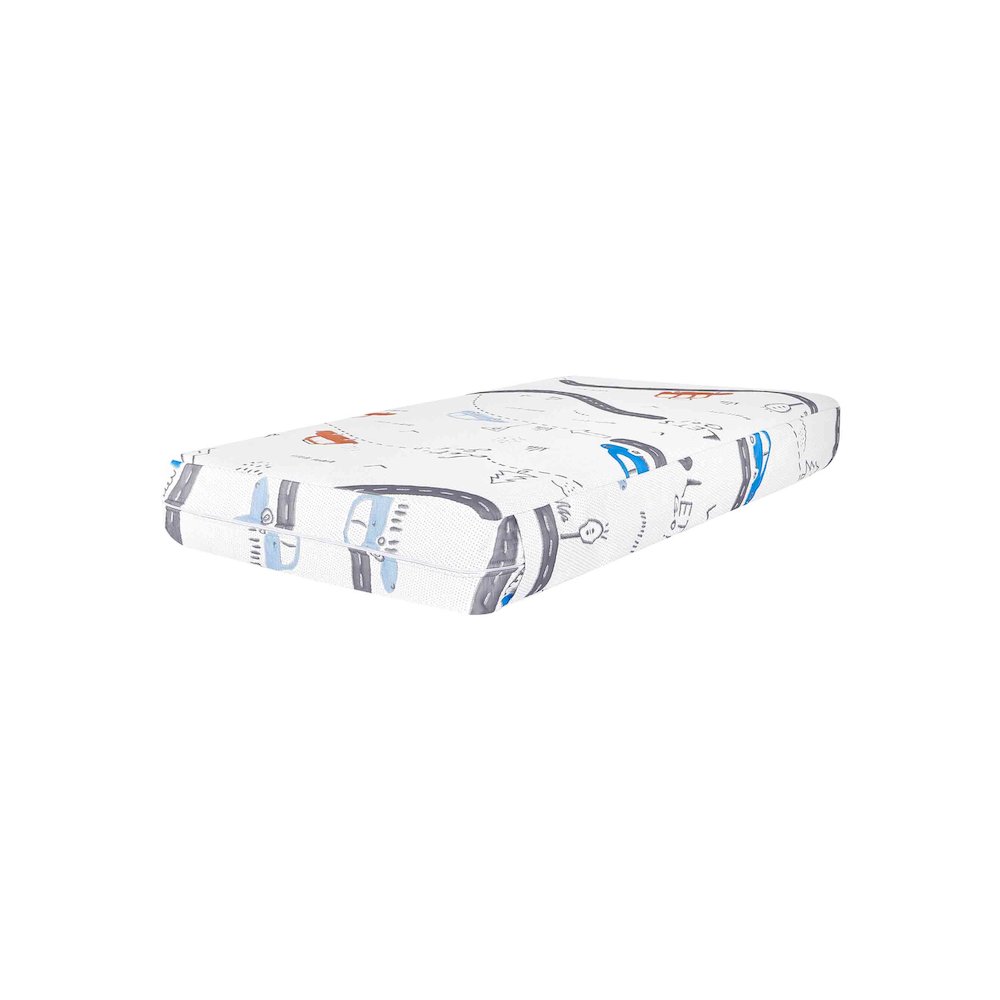 Dream On Me 150 Coil Inner Spring On The Go Crib and Toddler Mattress. Picture 5