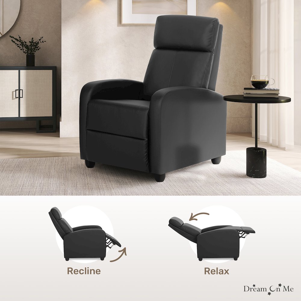 Dream On Me Tristan Manual Recliner Multiple Recline Modes, Sturdy Design. Picture 4
