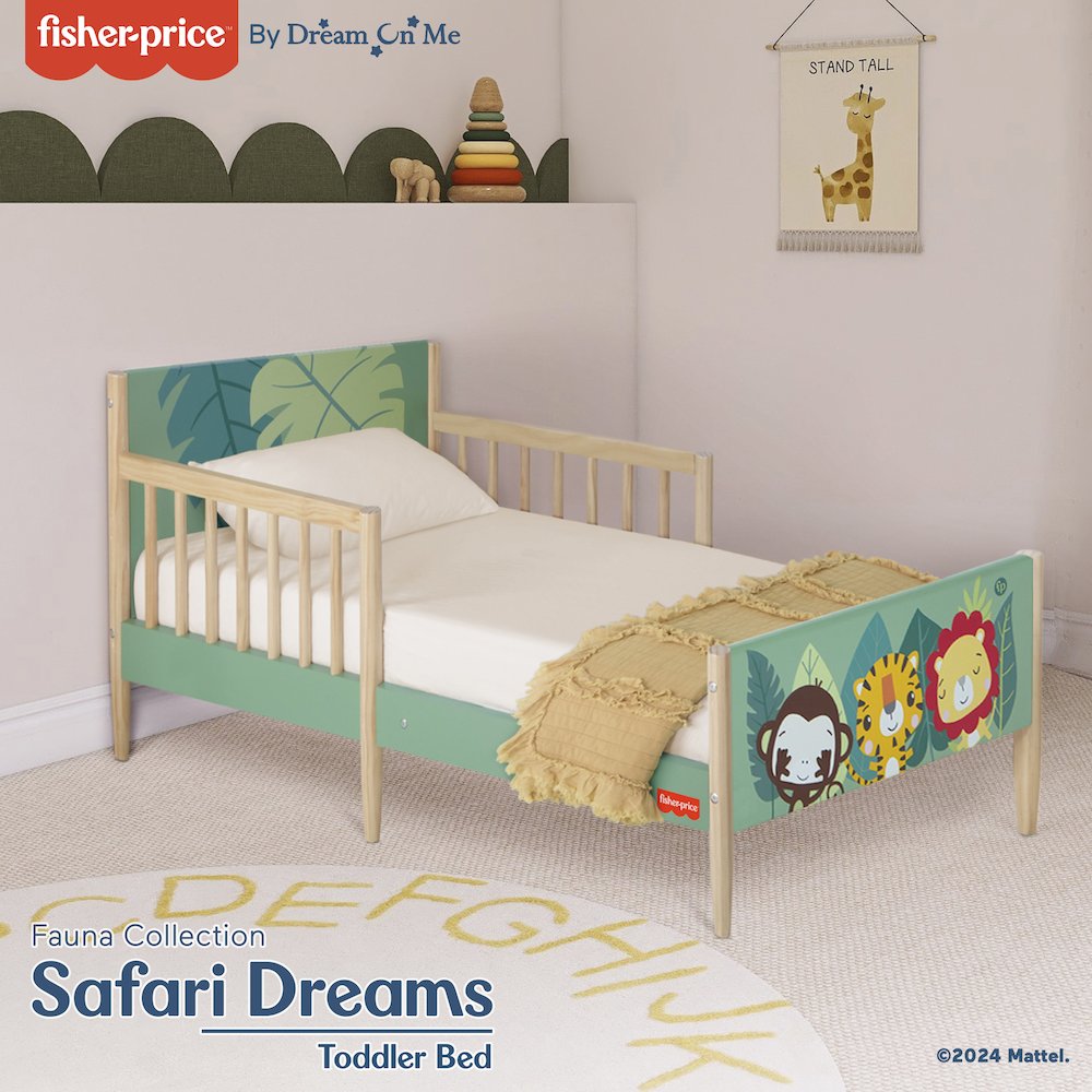 FP Animal Kingdom Toddler Bed in Grey. Picture 2