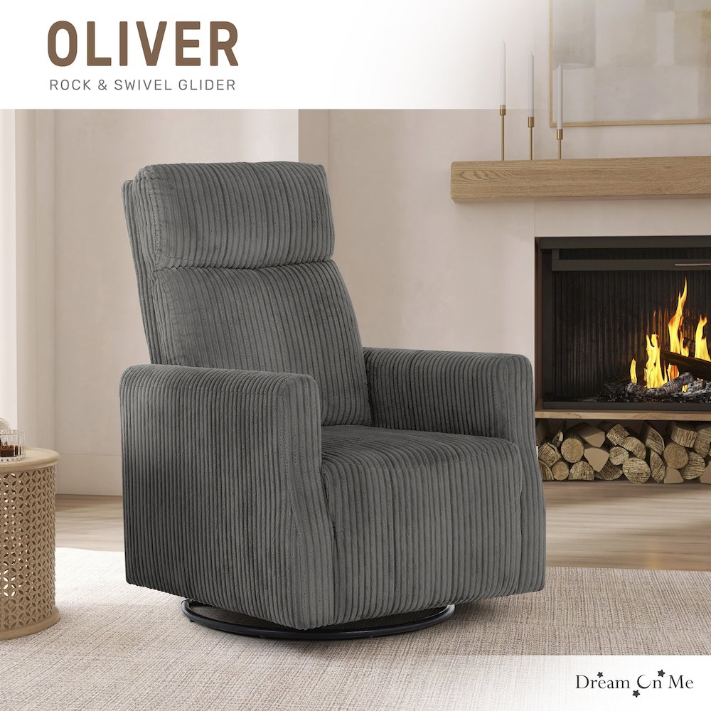 Dream On Me Oliver Swivel Glider. Picture 2
