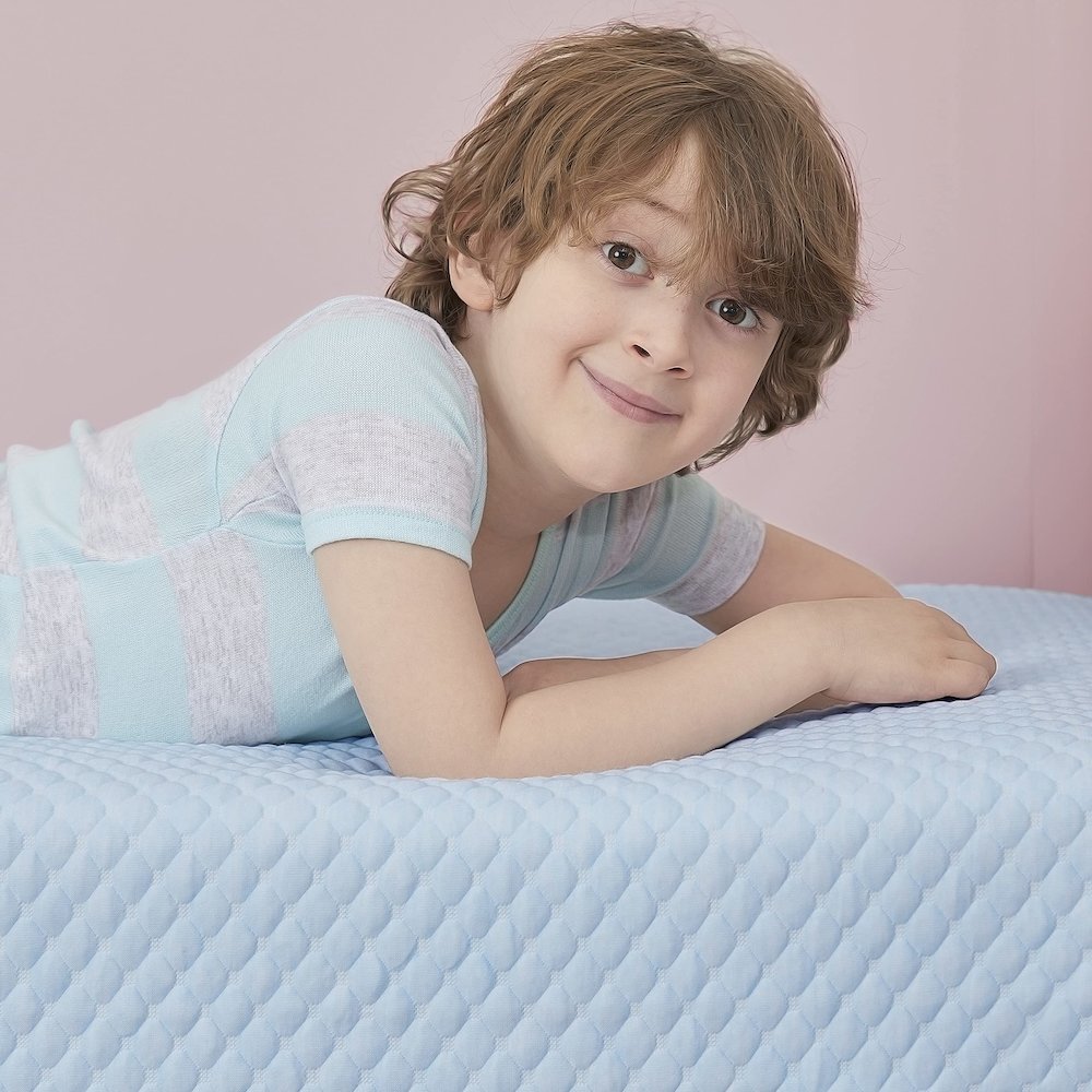 Evolur Sleep, Comfort Balance Plus With Antimicrobial Copper Fiber Crib And Toddler Mattress I Waterproof I Green Guard Gold Certified I Removable Cover. Picture 5