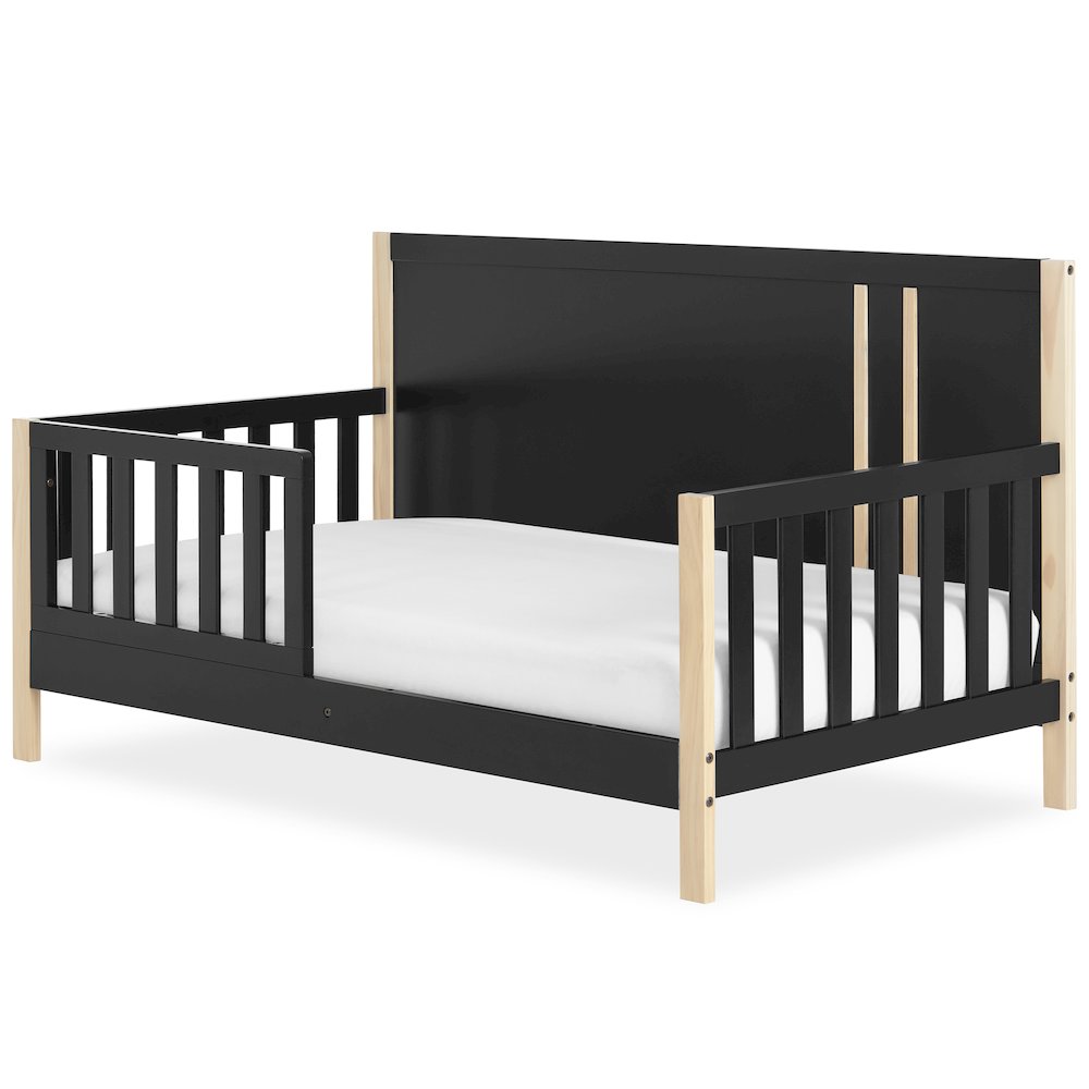 Dream On Me Soho Toddler Bed In Matte Black Vintage. Picture 6