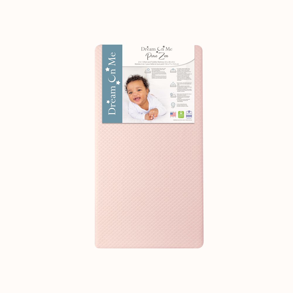 Dream On Me Pure Zen 2 in 1 Infant and Toddler Mattress. Picture 1