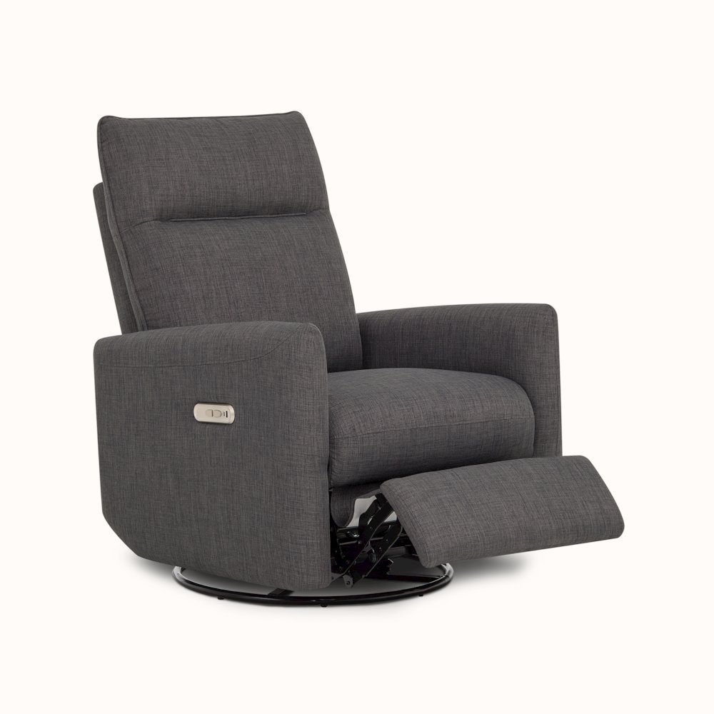 Evolur Noah Power Recline Glider With 275-Degree Swivel, Power Recline. Picture 1