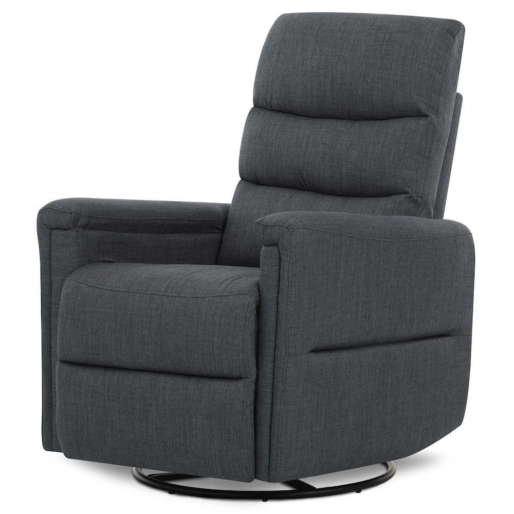 Evolur Peyton Manual Recline Glider with Full 360-Degree Swivel. Picture 6