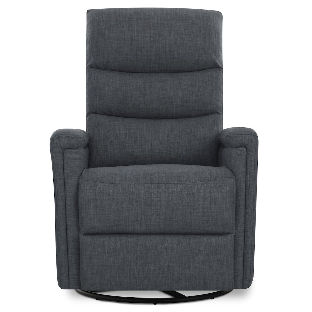 Evolur Peyton Manual Recline Glider with Full 360-Degree Swivel. Picture 5