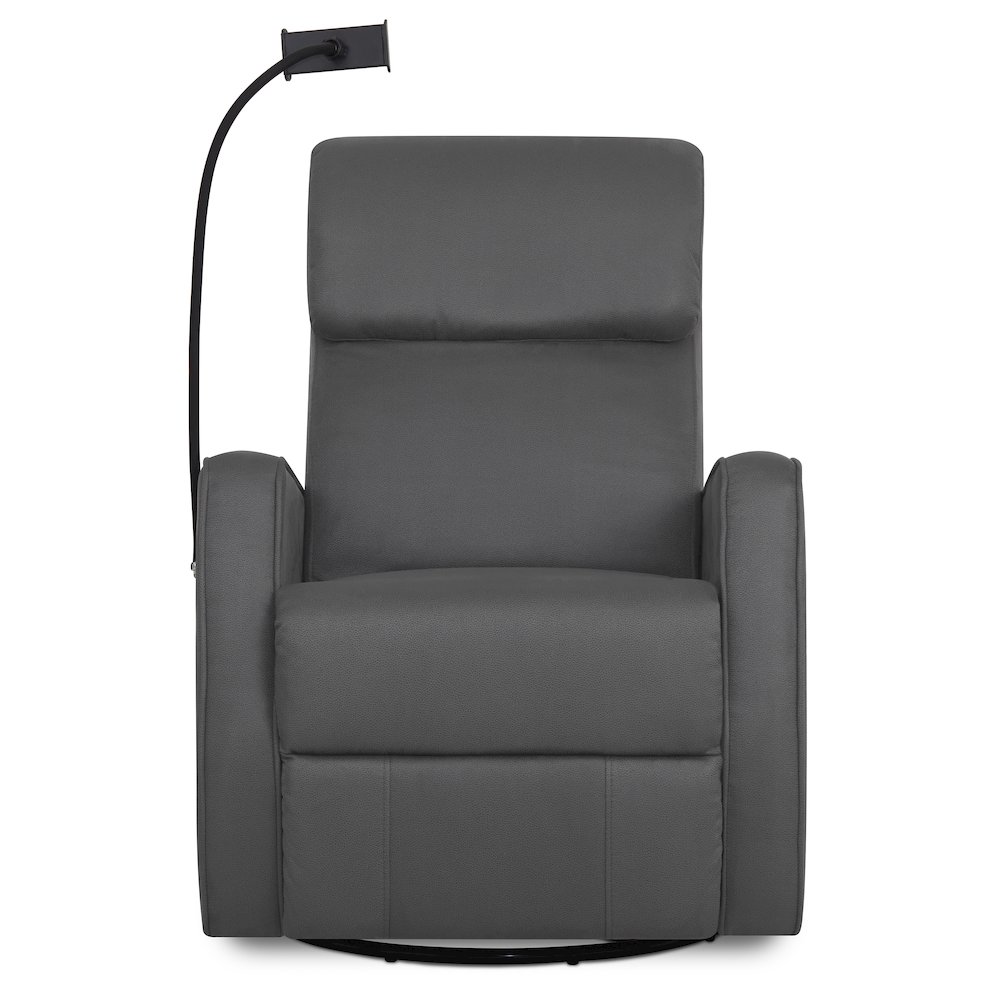 Evolur Maverick Power Recline Glider with Phone or Tablet Holder. Picture 5