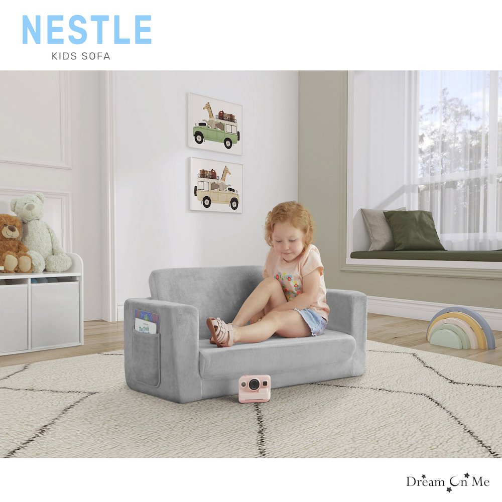 Dream On Me Nestle Kids Sofa - Duo. Picture 2