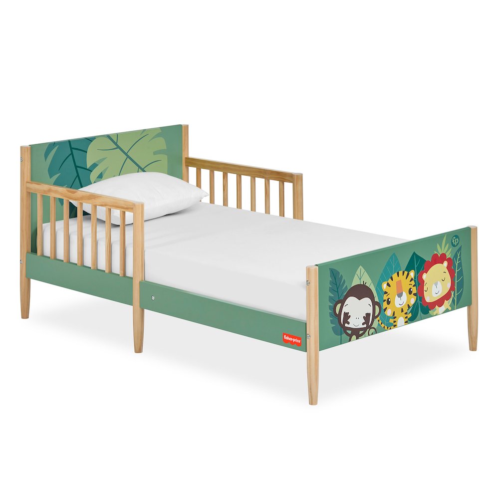 FP Animal Kingdom Toddler Bed in Grey. Picture 1
