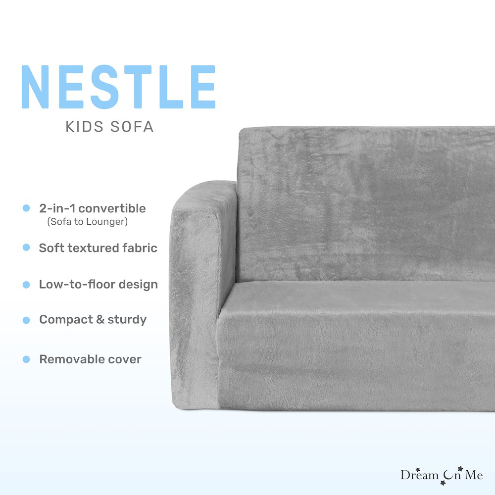 Dream On Me Nestle Kids Sofa - Duo. Picture 4