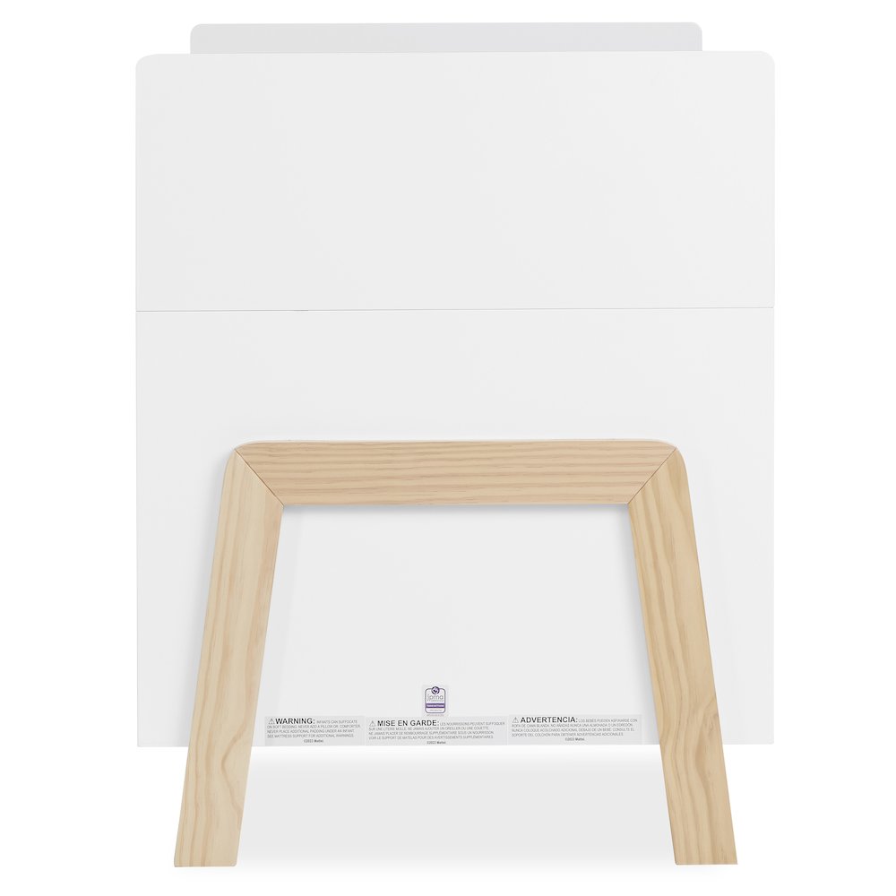 Fisher-Price Iris 4-in-1 Convertible Crib by Dream On Me in Vintage White Oak. Picture 5