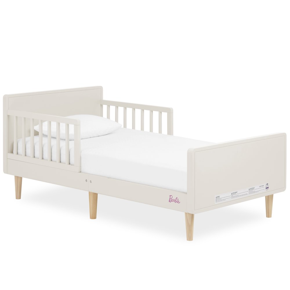 Barbie Los Altos Toddler Bed in Vanilla Cream Ivory. Picture 6