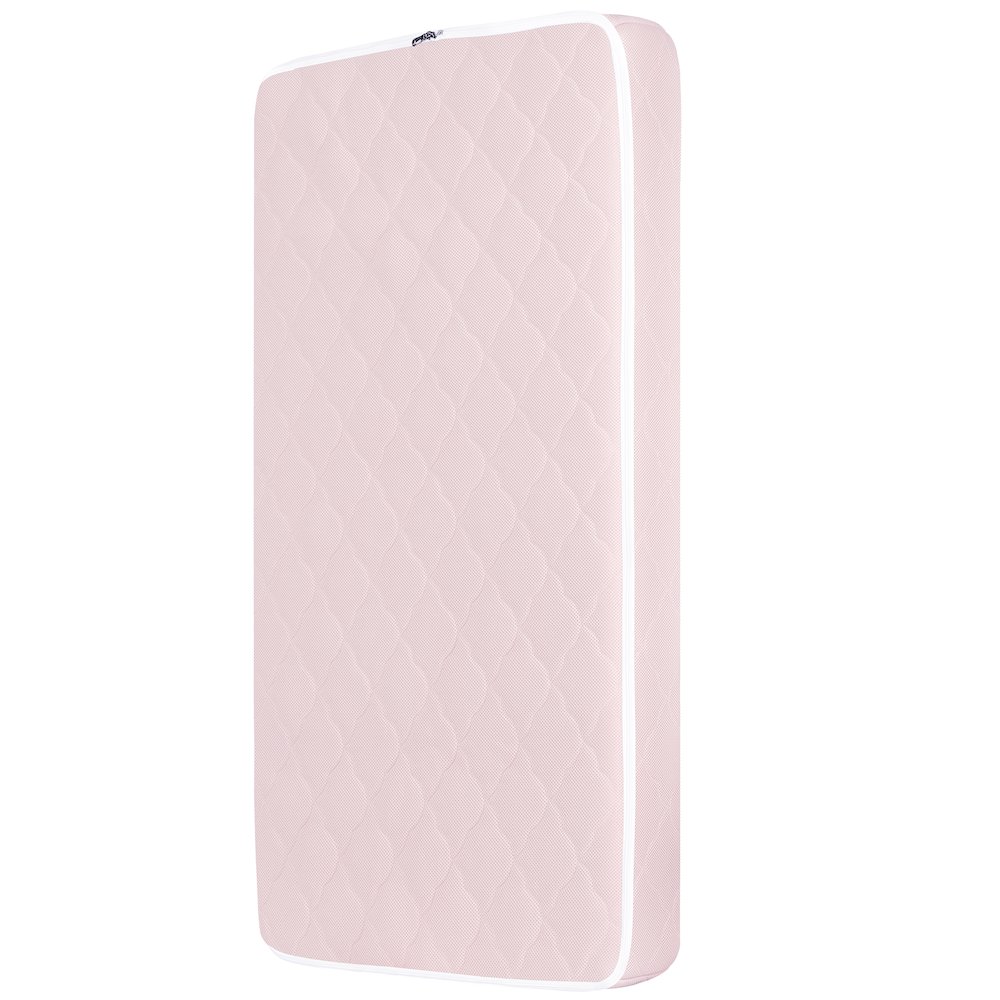 Evolur Wondernap 2 in 1 Full-size Crib Mattress, Pink. Picture 5