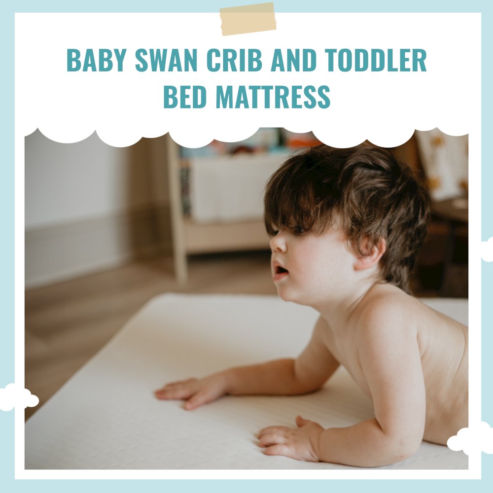 Dream On Me Baby Swan 5” Foam Crib & Toddler Bed Mattress. Picture 2