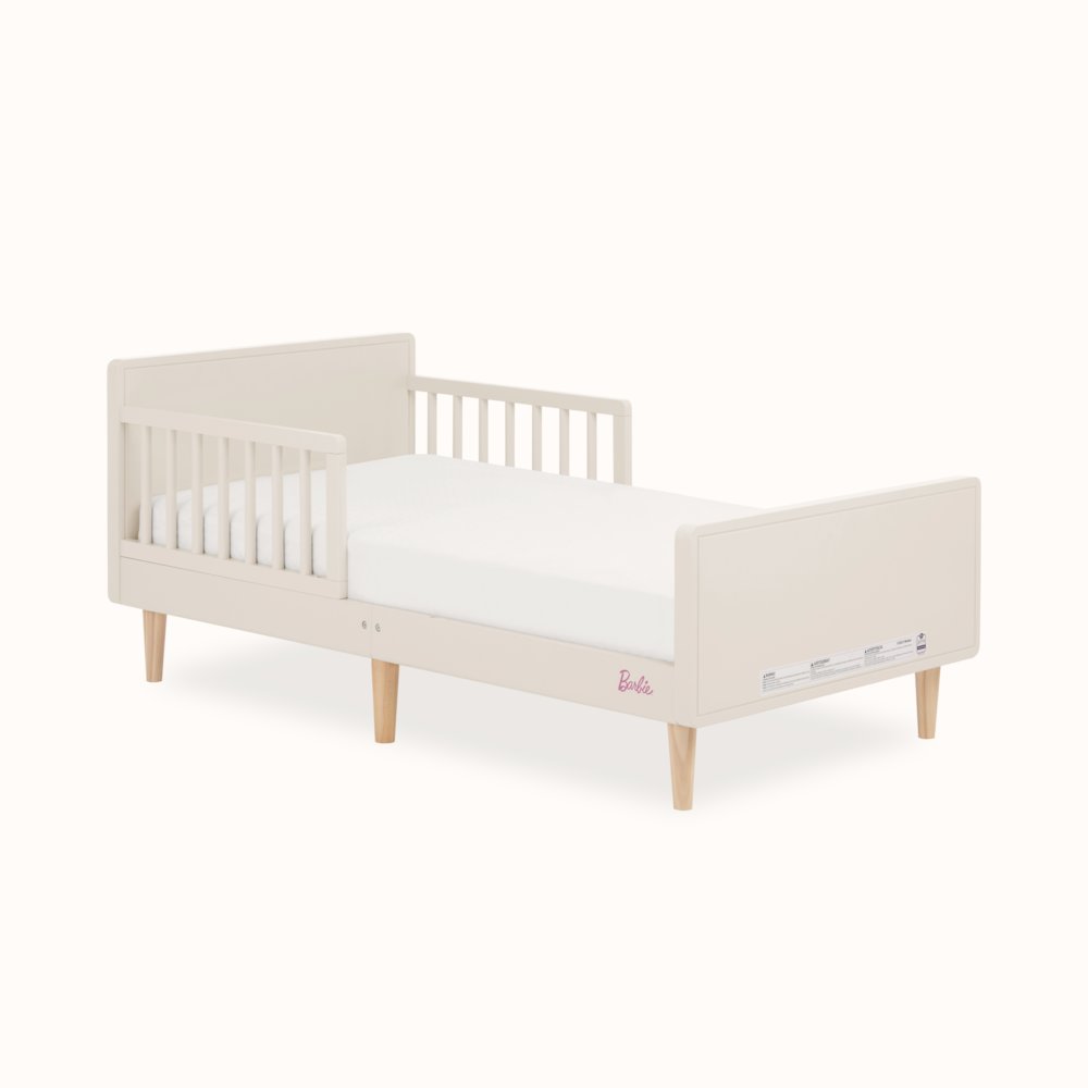 Barbie Los Altos Toddler Bed in Vanilla Cream Ivory. Picture 2