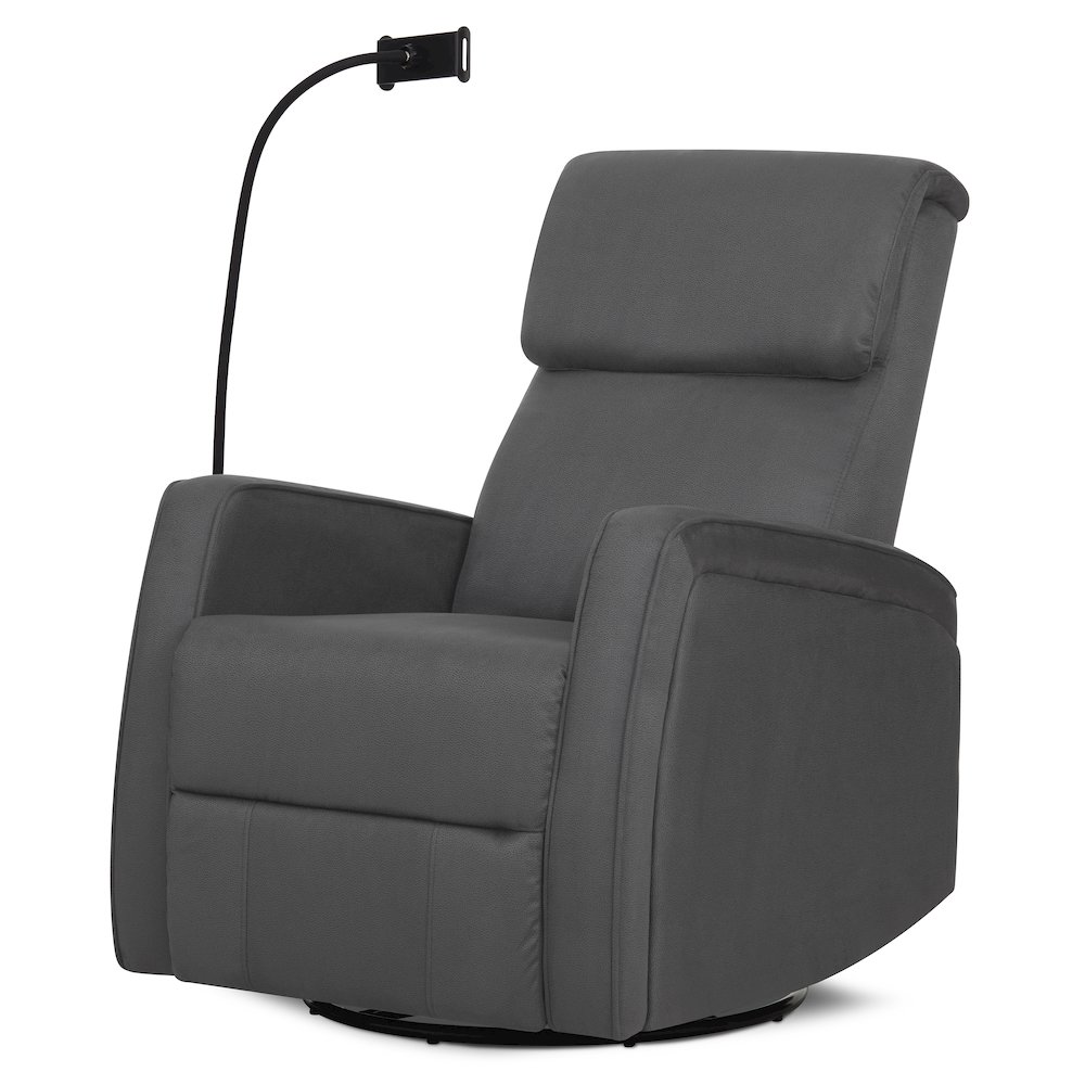 Evolur Maverick Power Recline Glider with Phone or Tablet Holder. Picture 6