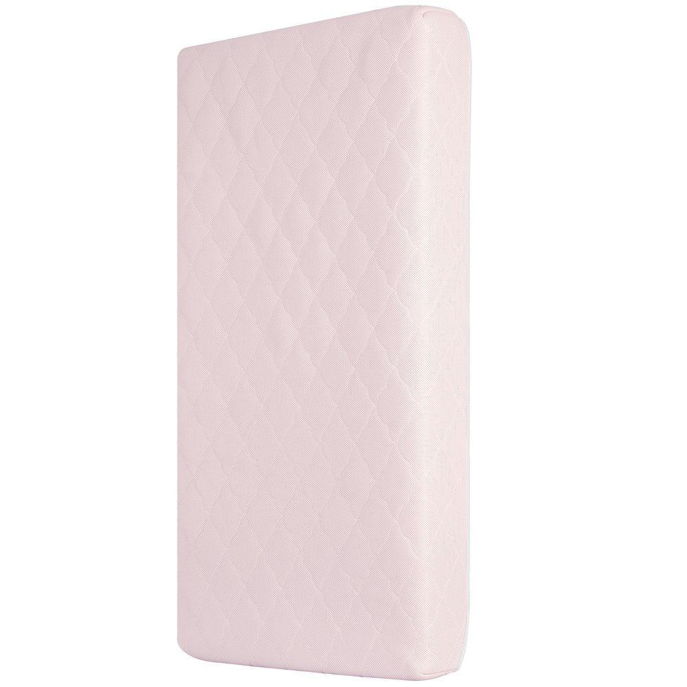 Evolur Wondernap 2 in 1 Full-size Crib Mattress, Pink. Picture 4