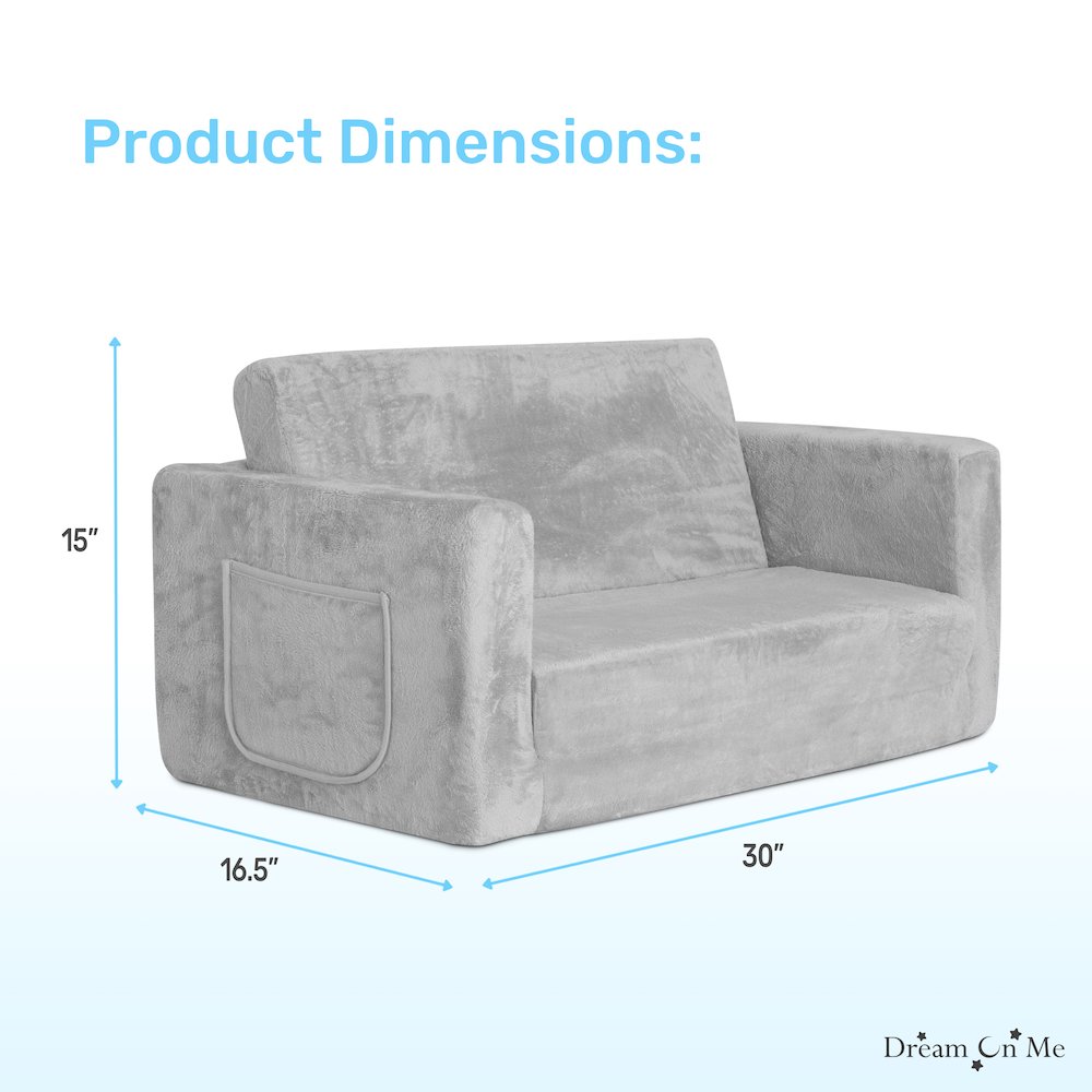 Dream On Me Nestle Kids Sofa - Duo. Picture 6