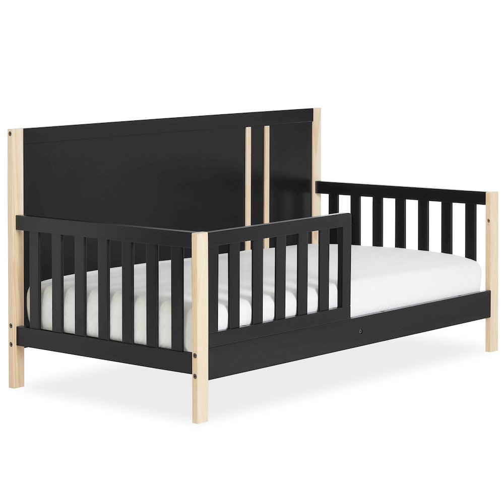 Dream On Me Soho Toddler Bed In Matte Black Vintage. Picture 4