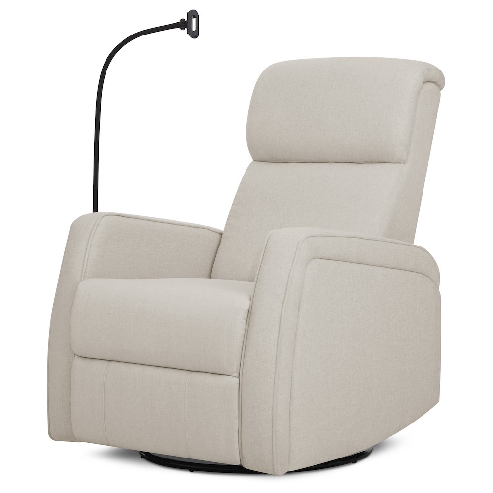 Evolur Noah Power Recline Glider With 275-Degree Swivel, Power Recline. Picture 6