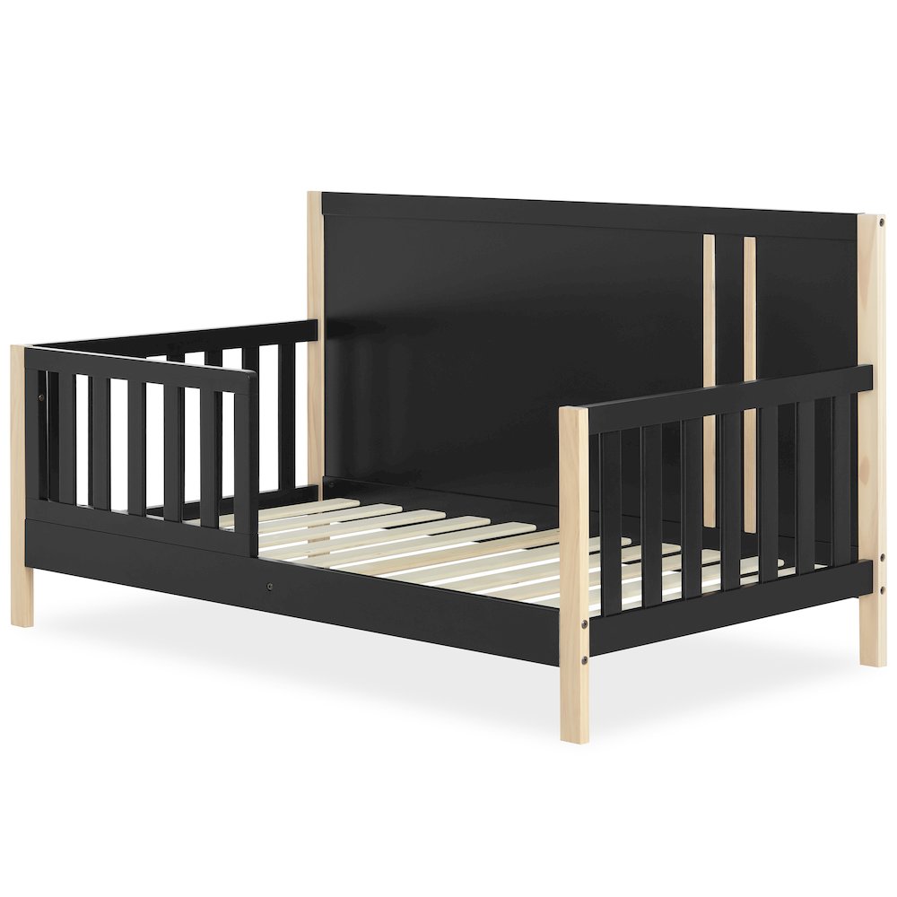 Dream On Me Soho Toddler Bed In Matte Black Vintage. Picture 5