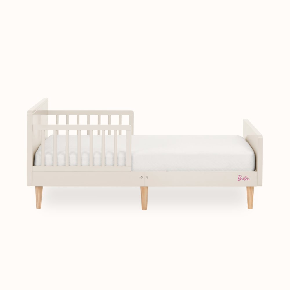 Barbie Los Altos Toddler Bed in Vanilla Cream Ivory. Picture 1
