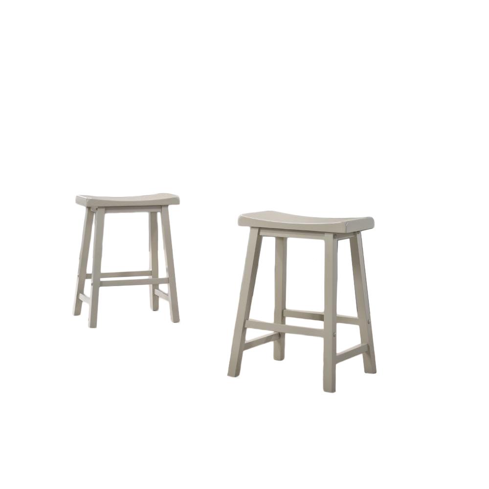 Alonzo Light Gray Small Space Counter Height Dining Table with Cabinet, Drawer, and 2 Ergonomic Counter Stools. Picture 6