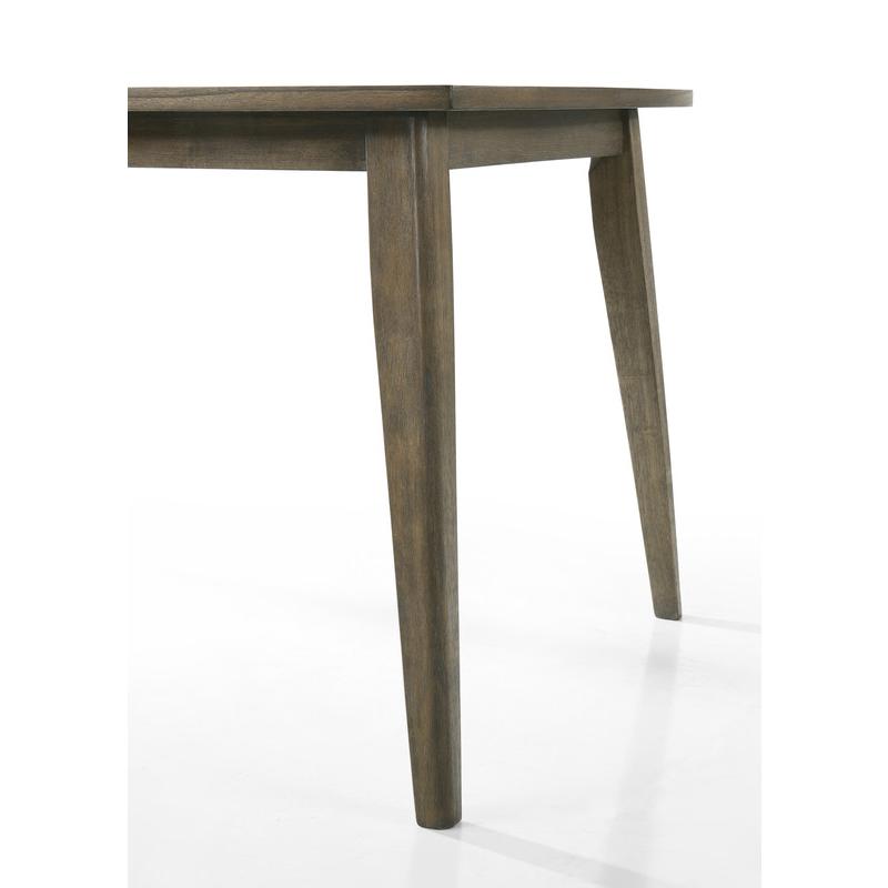 Bistro Vintage Walnut 72" Wide Contemporary Rectangle Dining Table. Picture 1